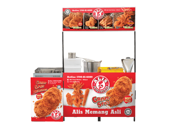 Pakej Kiosk Alis Fried Chicken