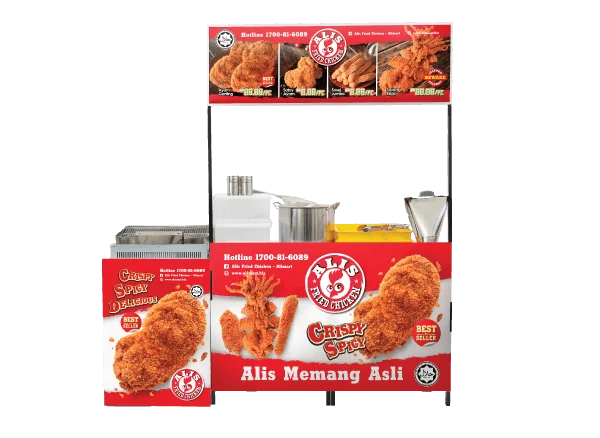 Alis Fried Chicken Business Kiosk Package