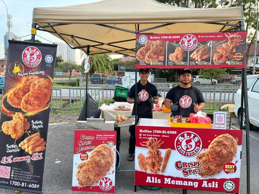 Pastikan gerai mudah dilihat untuk menarik pelanggan.